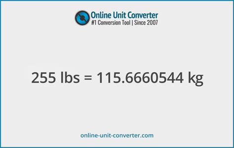 255 pounds to kg|255 lbs to kg